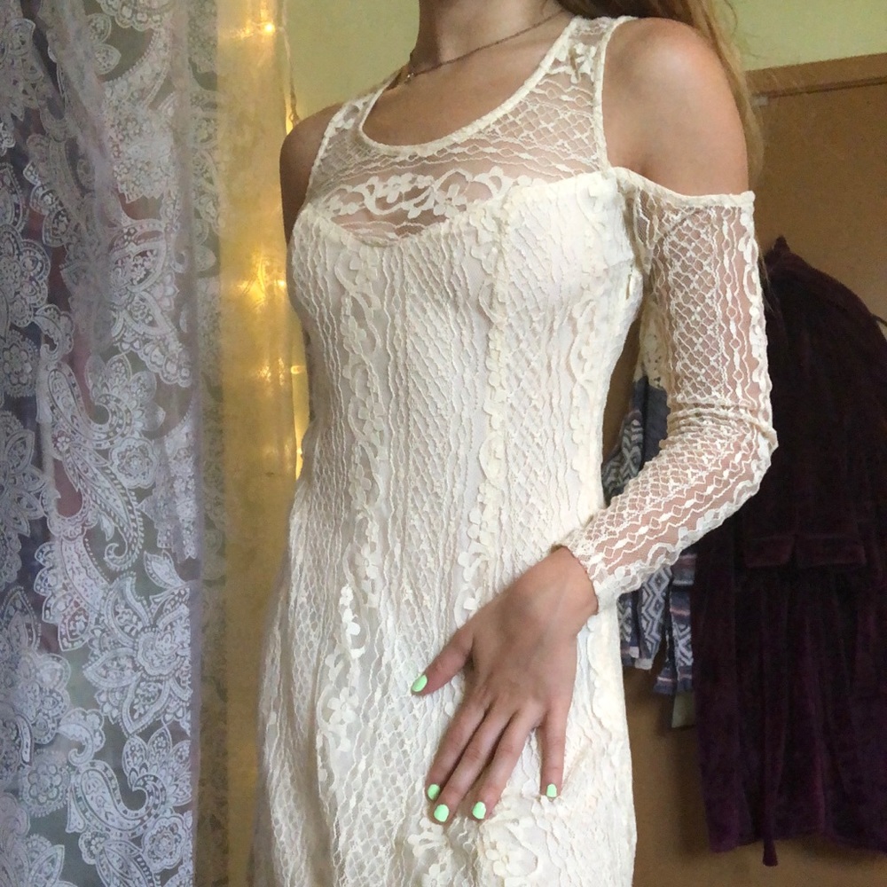 White Laced Dress